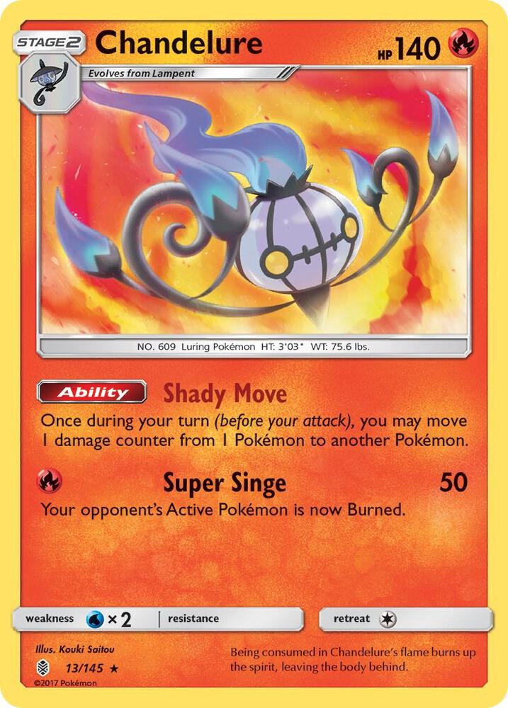[Reverse Holo] GRI 13/145 Chandelure RH