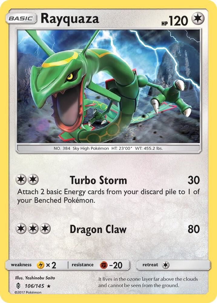 [Reverse Holo] GRI 106/145 Rayquaza R