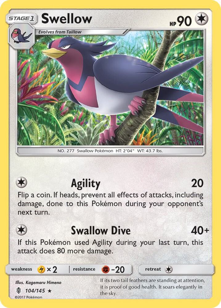 [Reverse Holo] GRI 104/145 Swellow R