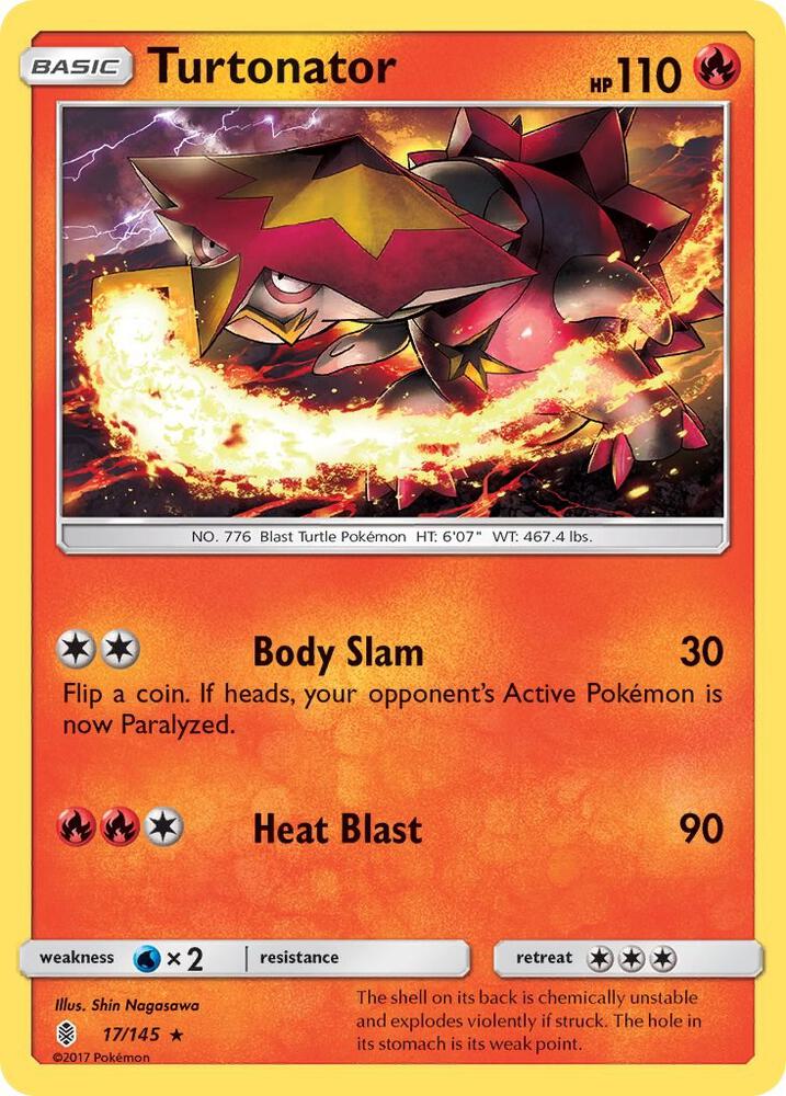[Reverse Holo] GRI 17/145 Turtonator R