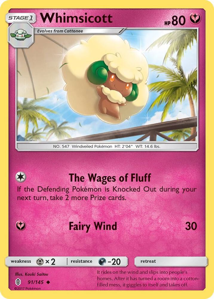 [Reverse Holo] GRI 91/145 Whimsicott U