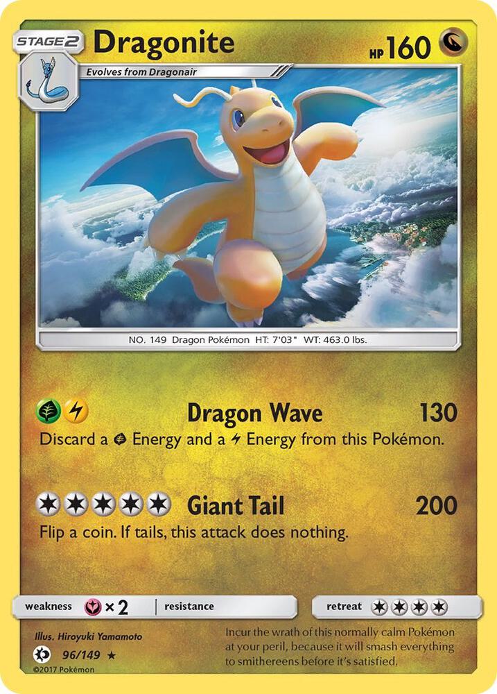 [Reverse Holo] SUM 96/149 Dragonite RH
