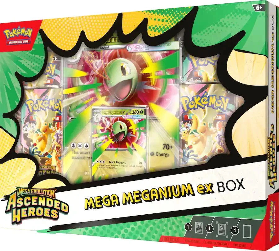 Pokemon TCG 美版 Mega Evolution Ascended Heroes ex Box - Meganium ex